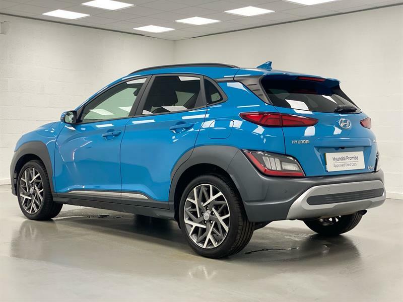 Hyundai Kona 1.6 Gdi Hybrid Ultimate Dct CK22MBX Blue #3