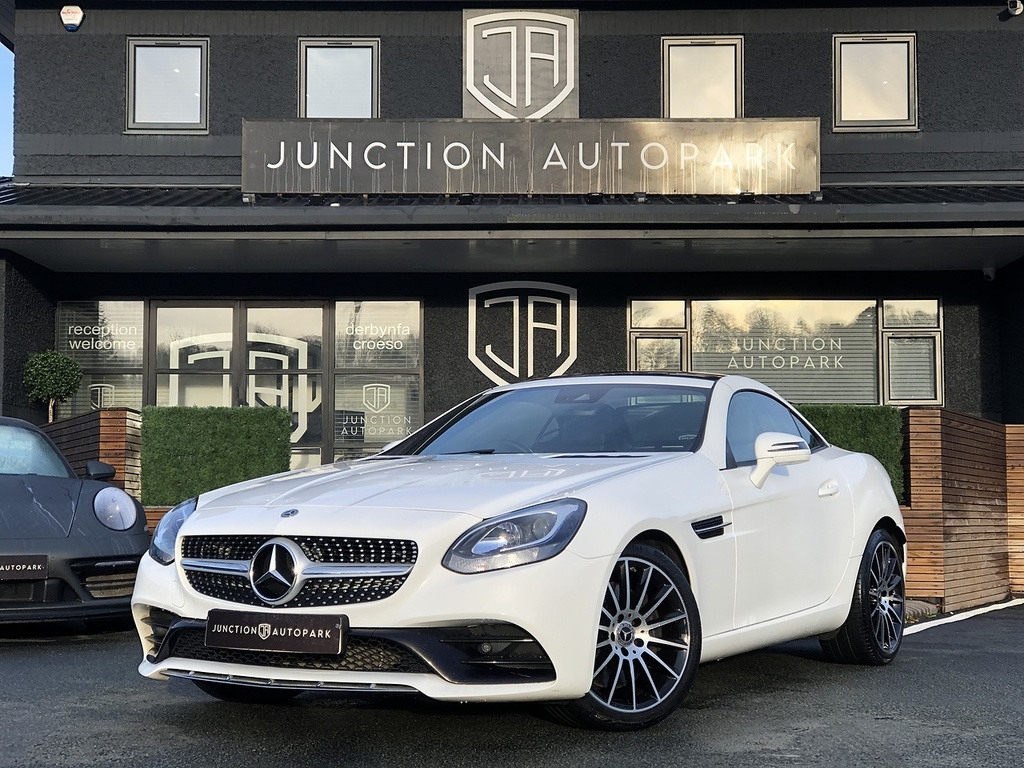 Mercedes-Benz SLC Slc300 Amg Line White #4