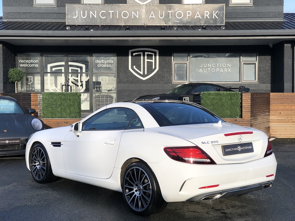 Mercedes-Benz SLC Slc300 Amg Line White #5
