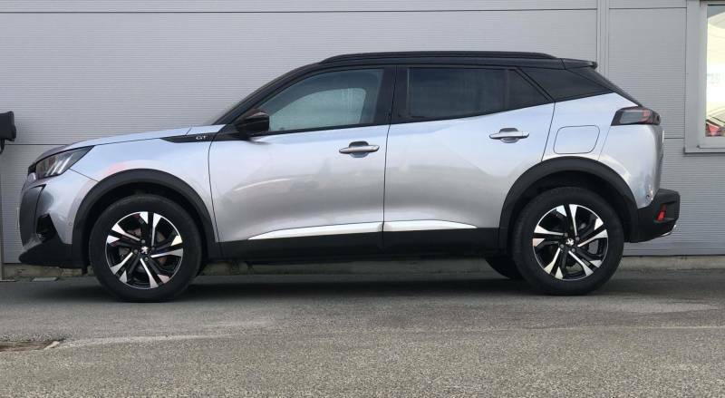 Peugeot 2008 1.2 Puretech Gt Euro 6 Ss - 2022 72 HN72FZZ Grey #3