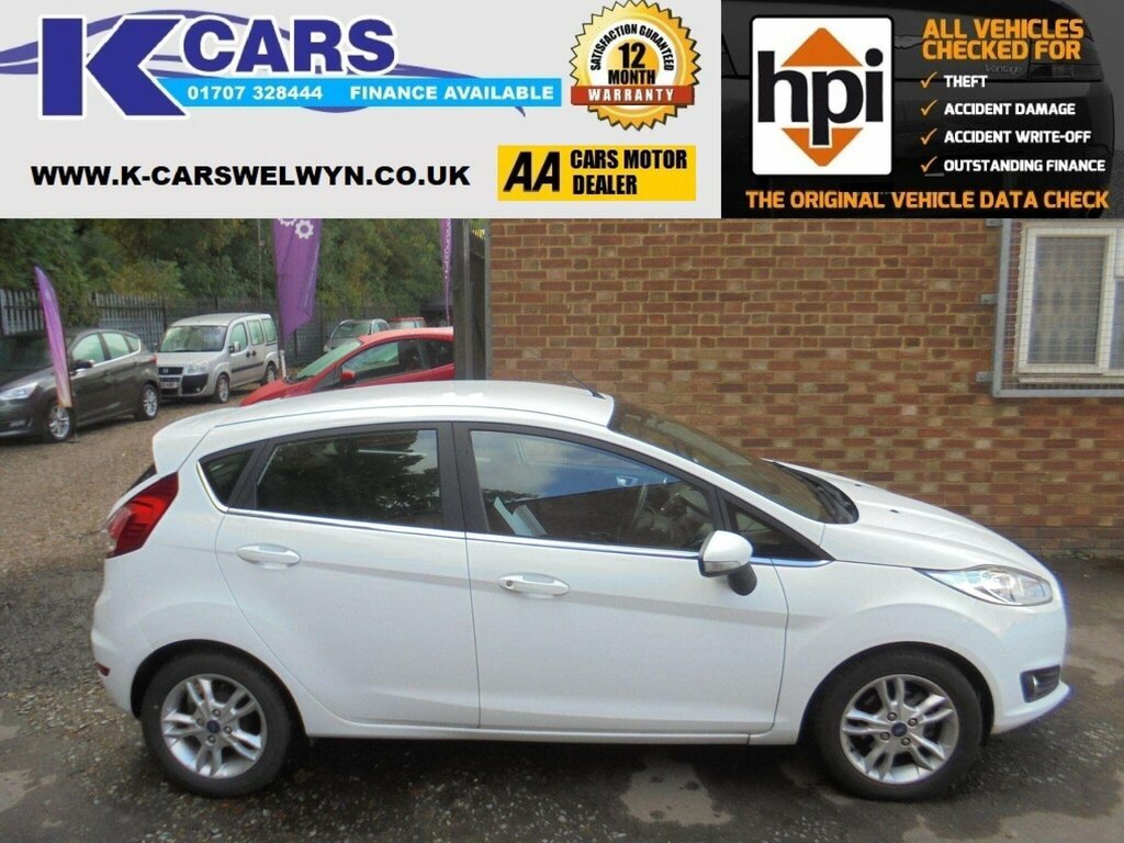 Ford Fiesta 1.0T Ecoboost Zetec Euro 6 Ss White