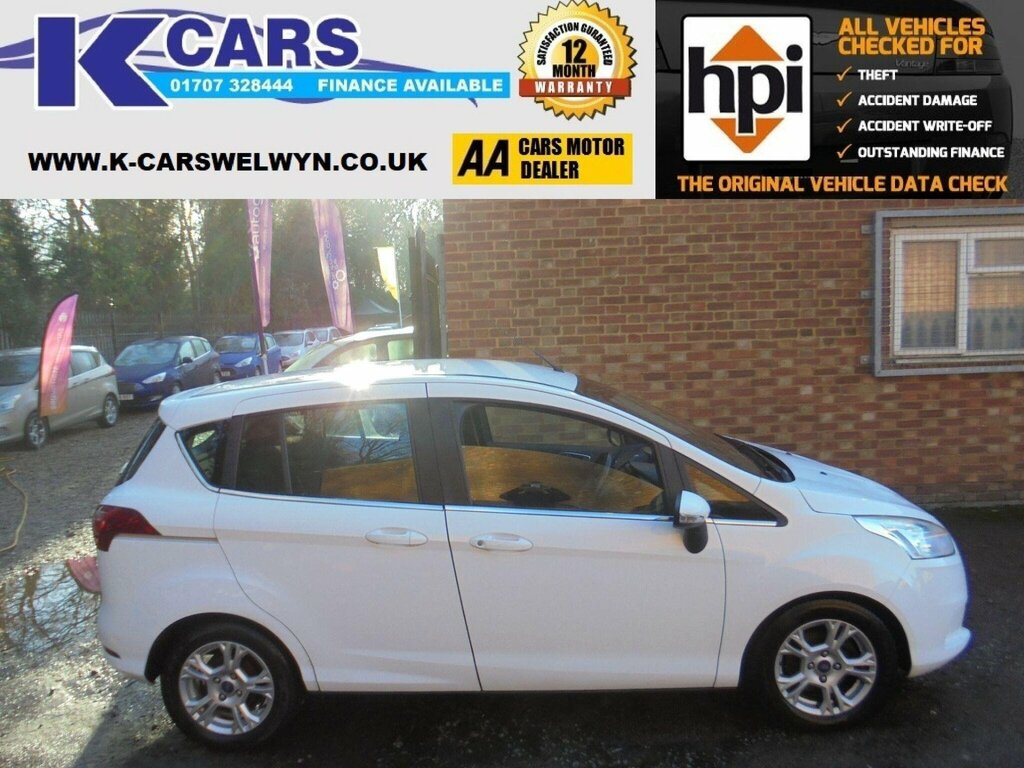 Ford B-Max 1.4 Zetec Euro 5 White