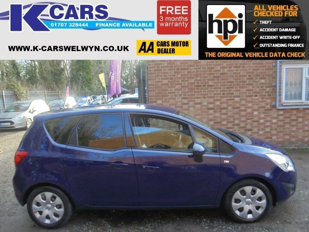 Vauxhall Meriva 1.4T 16V Exclusiv Euro 5 Blue