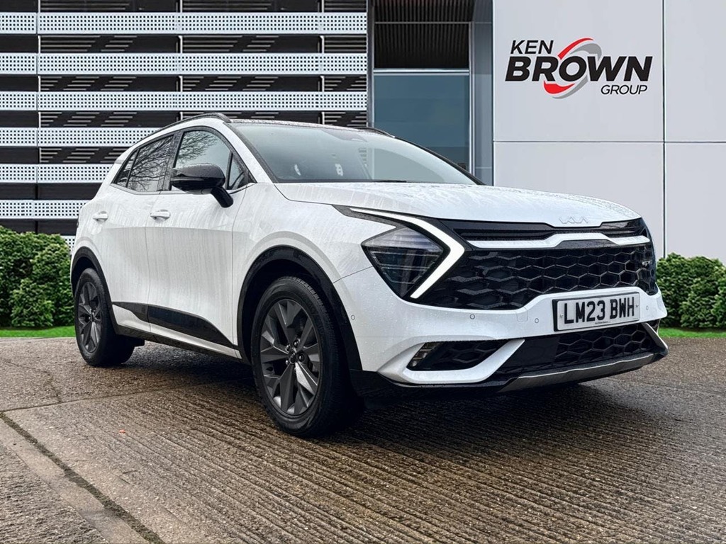 Kia Sportage 1.6 H T Gdi Gt Line S Suv Hybrid A White