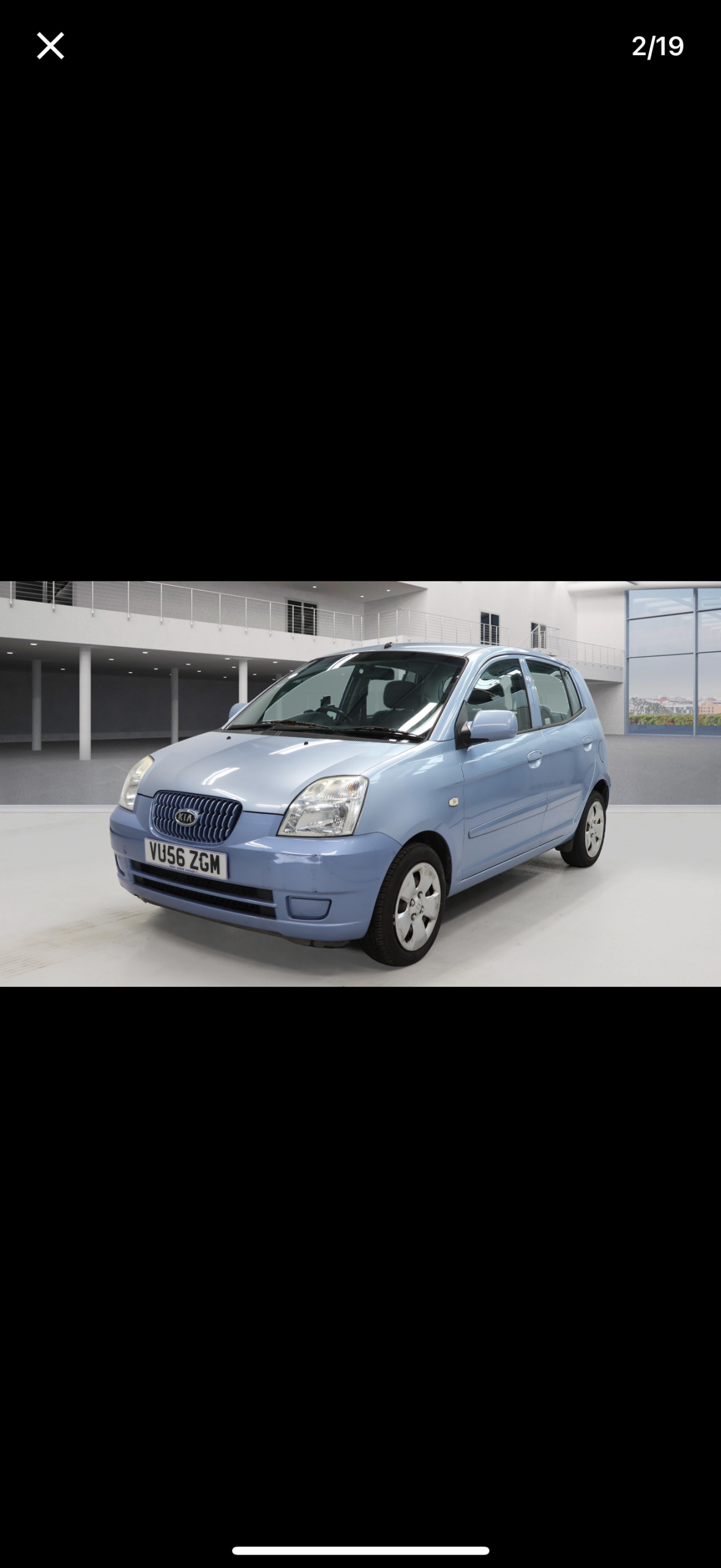Kia Picanto Hatchback Blue #2