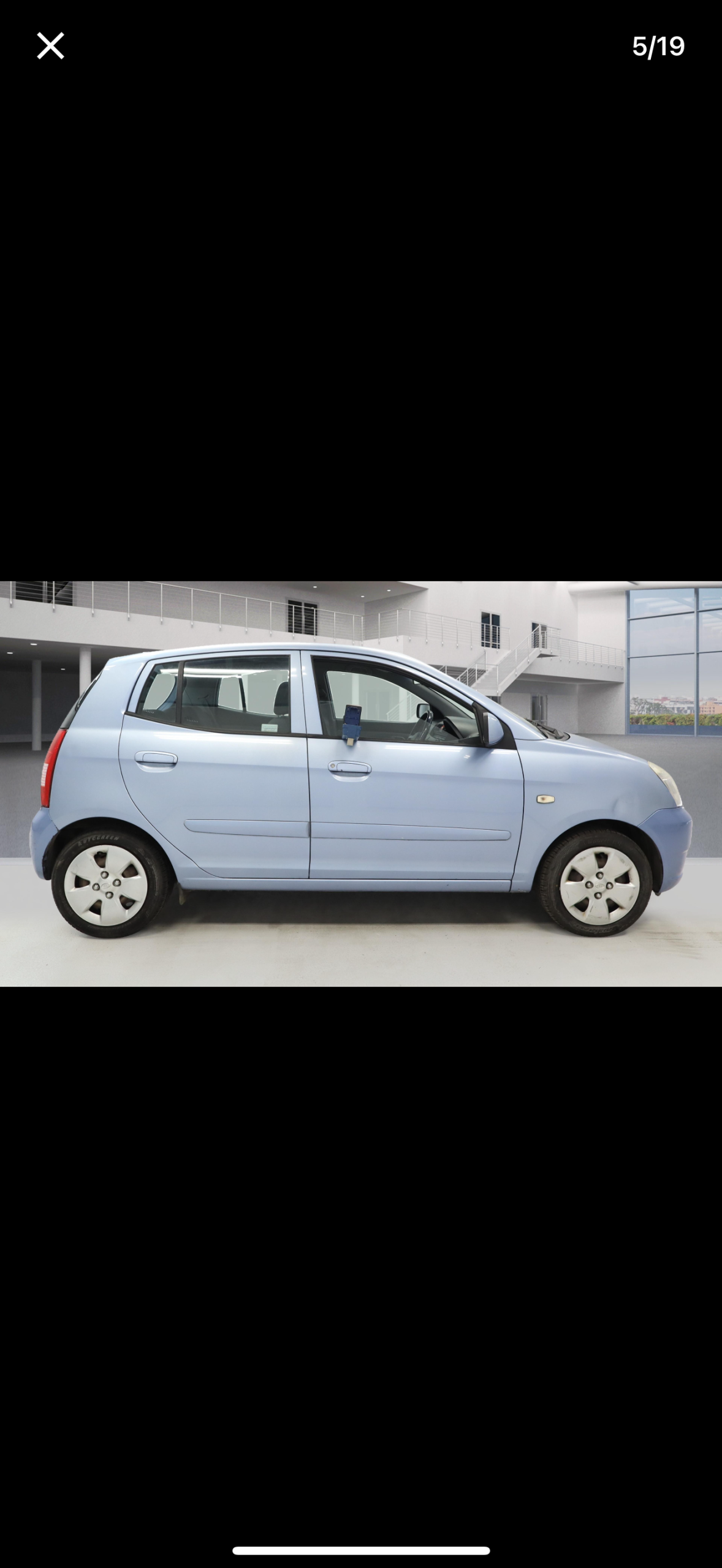 Kia Picanto Hatchback Blue #3