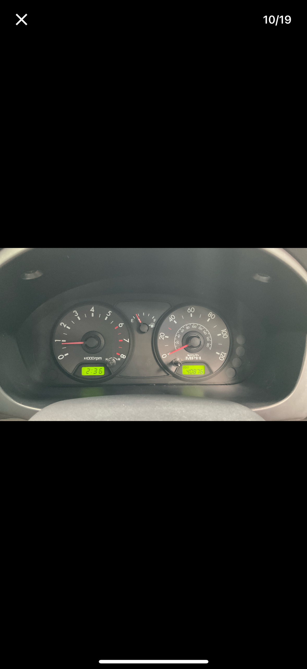 Kia Picanto Hatchback Blue #6