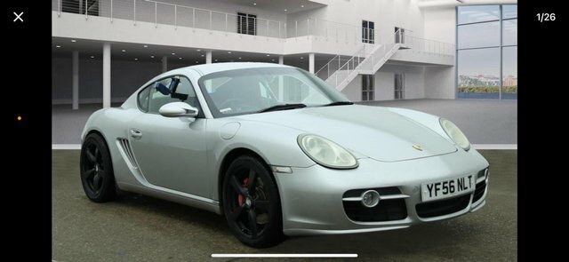 Porsche Cayman 3.4 987 S Coupe 254 G Km 295 Bh Silver
