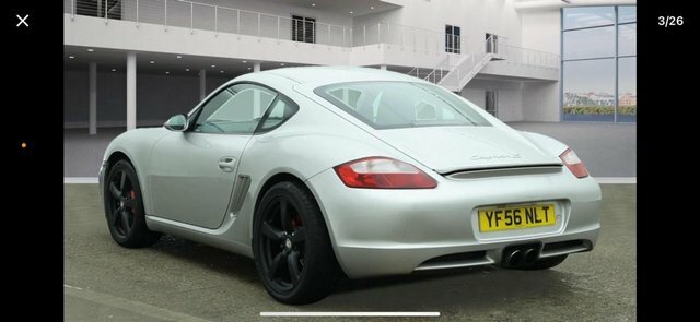 Porsche Cayman 3.4 987 S Coupe 254 G Km 295 Bh Silver #2