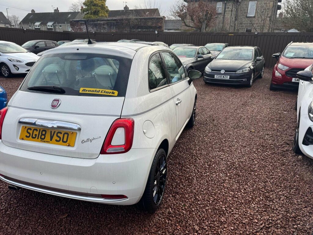 Fiat 500 Hatchback 1.2 Collezione Fall Euro 6 Ss 20 SG18VSO White #6