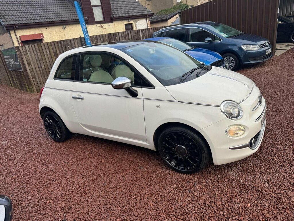 Fiat 500 Hatchback 1.2 Collezione Fall Euro 6 Ss 20 SG18VSO White #2