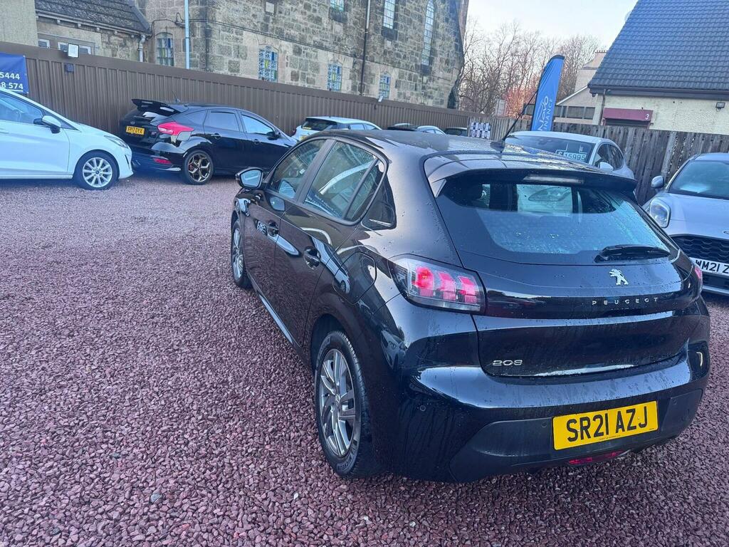 Peugeot 208 Hatchback 1.2 Puretech Active Premium Euro 6 Ss SR21AZJ Black #4