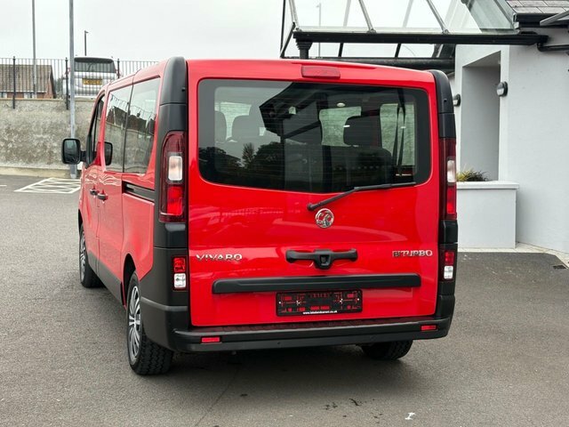 Vauxhall Vivaro 1.6 Cdti 2900 Biturbo Ecoflex Combi Van Double Cab SJ66CNC Red #6