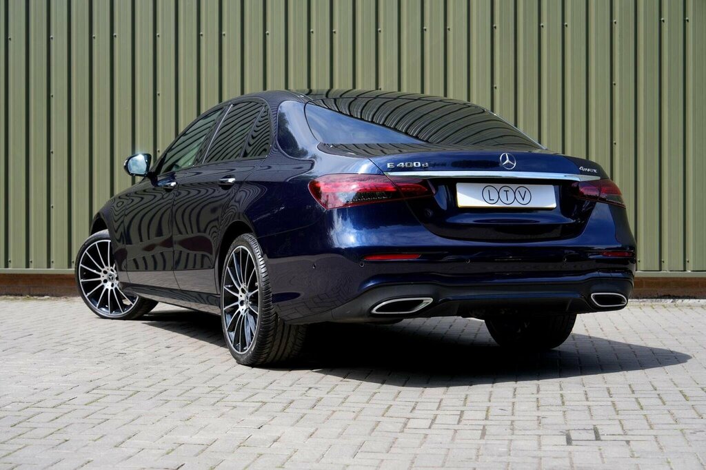 Mercedes-Benz E Class 2.9 E400d Amg Line Night Edition Premium Plus G- FX21UJR Blue #4