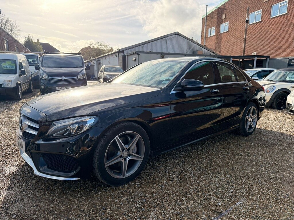 Mercedes-Benz C Class 2.1 D Amg Line Premium 7G-tronic Euro 6 Ss 4 RF65ZNN Black #2