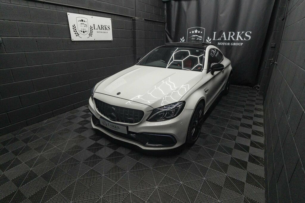 Mercedes-Benz C Class Coupe 4.0 C63 V8 Biturbo Amg Premium Spds Mct Eu YN18KDX White #5