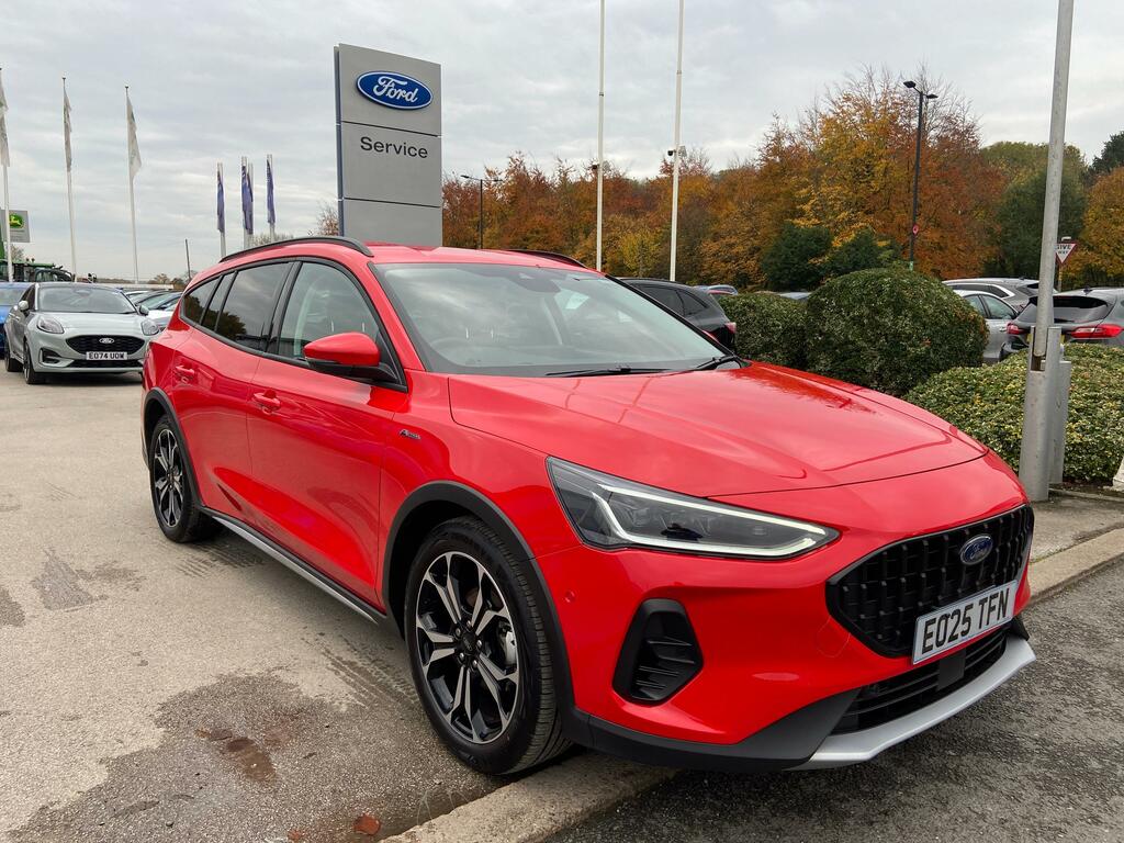 Ford Focus 1.0 Mhev Active X Mild Hybrid Estate Mega Spec Red