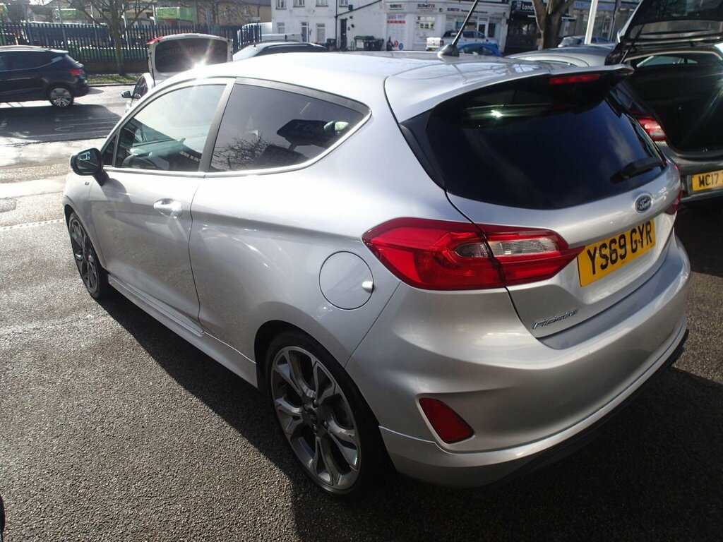 Ford Fiesta 1.0T Ecoboost St-line Euro 6 Ss YS69GYR Silver #2