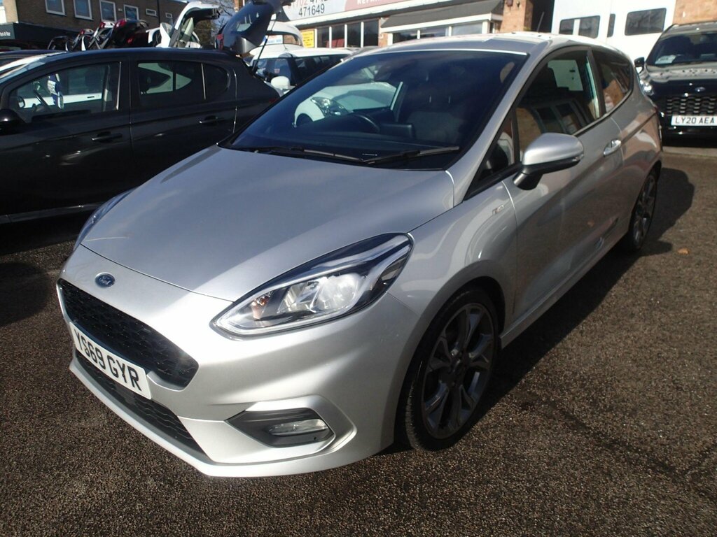 Ford Fiesta 1.0T Ecoboost St-line Euro 6 Ss Silver