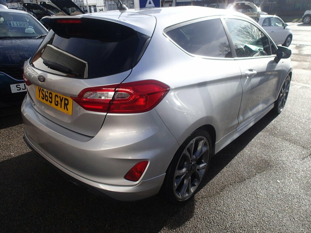 Ford Fiesta 1.0T Ecoboost St-line Euro 6 Ss YS69GYR Silver #3