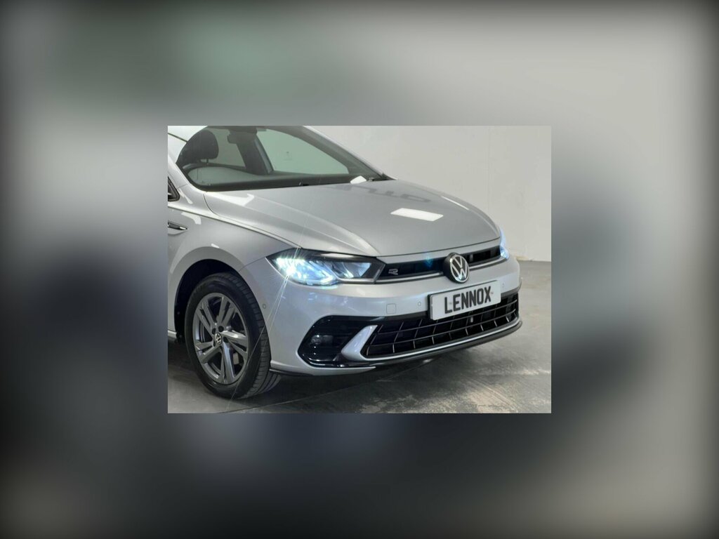 Volkswagen Polo 1.0 Tsi R-line Dsg Euro 6 Ss GJ23YPD Silver #3