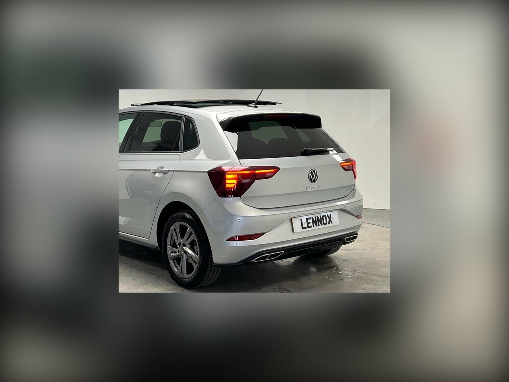 Volkswagen Polo 1.0 Tsi R-line Dsg Euro 6 Ss GJ23YPD Silver #5