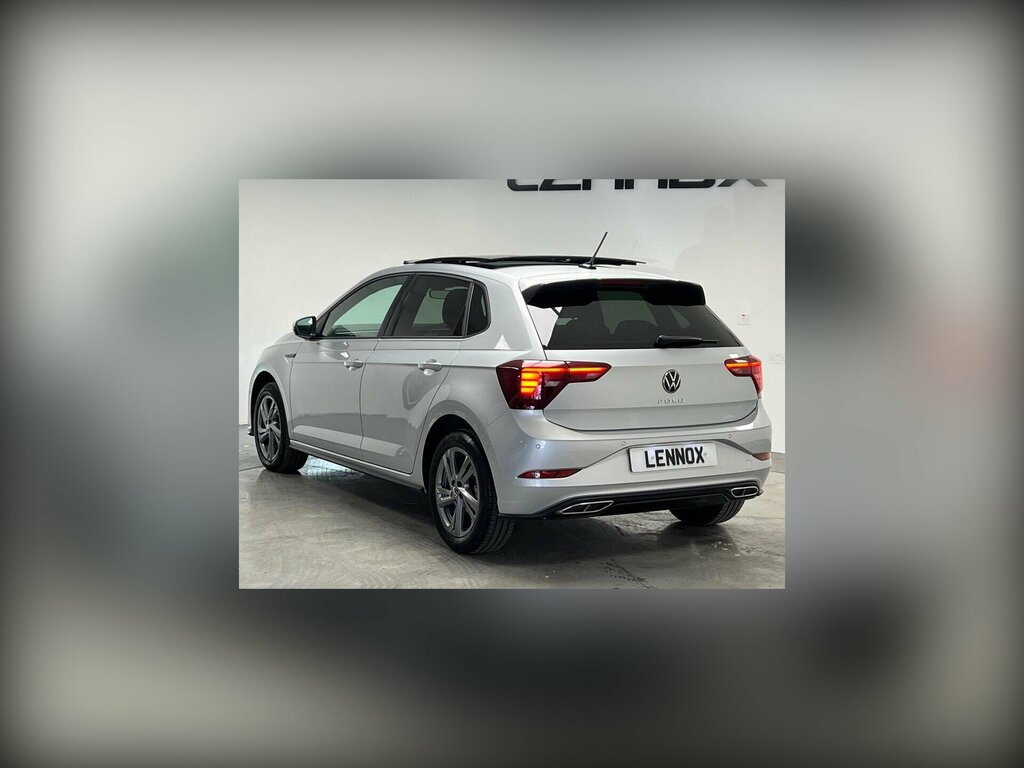 Volkswagen Polo 1.0 Tsi R-line Dsg Euro 6 Ss GJ23YPD Silver #2