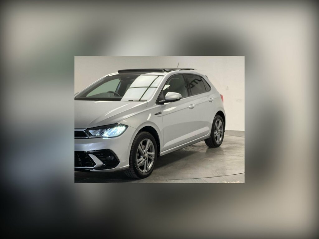 Volkswagen Polo 1.0 Tsi R-line Dsg Euro 6 Ss GJ23YPD Silver #4