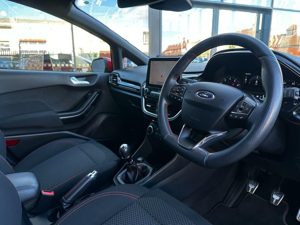 Ford Fiesta 1.0T Ecoboost Mhev St-line Edition Euro 6 Ss LO70YSE Red #6