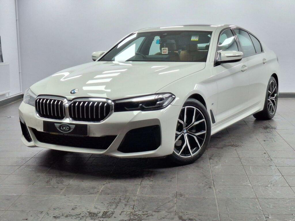 BMW 5 Series Saloon 2.0 520D Mht M Sport Steptronic Euro 6 Ss White