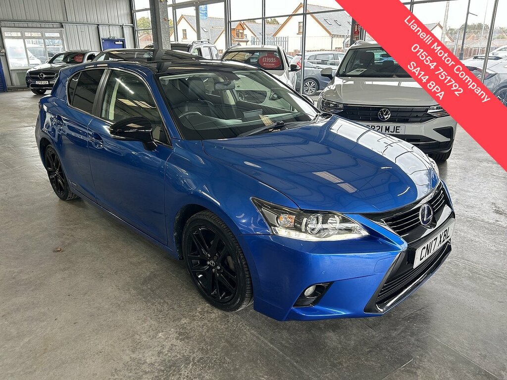 Lexus CT 1.8 200H Sport Hatchback Hybrid Cvt Eur Blue
