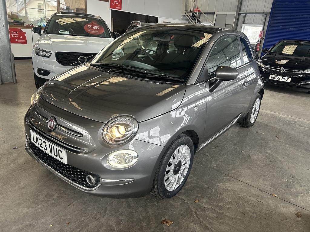 Fiat 500 1.0 Mhev Hatchback Euro 6 Ss LK23VUC Grey #2