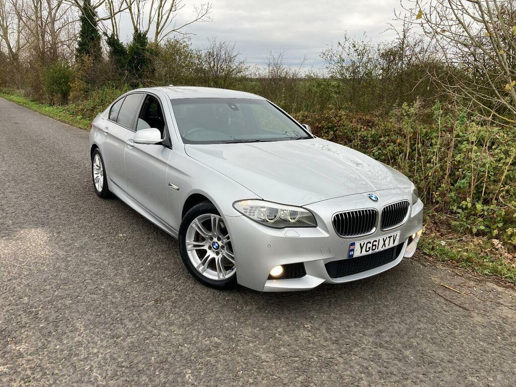 BMW 5 Series 2.0 520D M Sport Saloon Silver #4