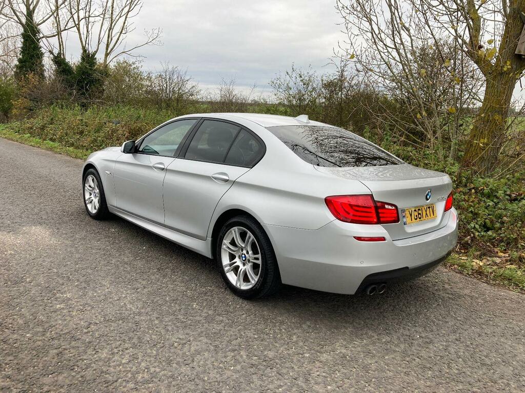 BMW 5 Series 2.0 520D M Sport Saloon Silver #6