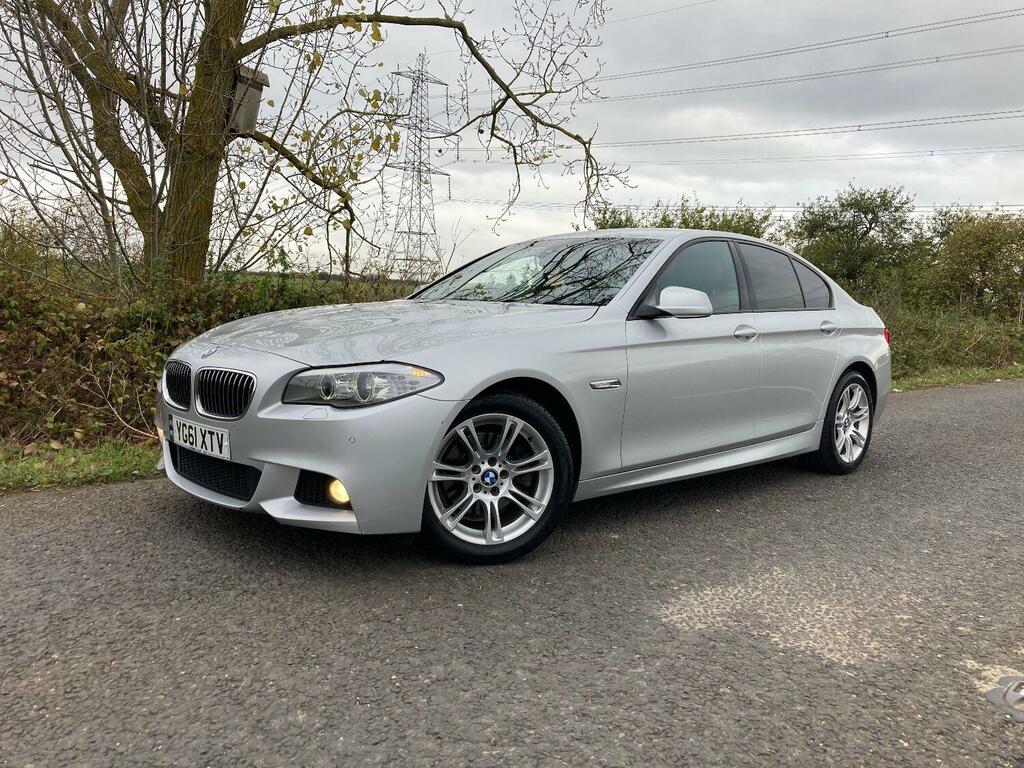 BMW 5 Series 2.0 520D M Sport Saloon Silver #2
