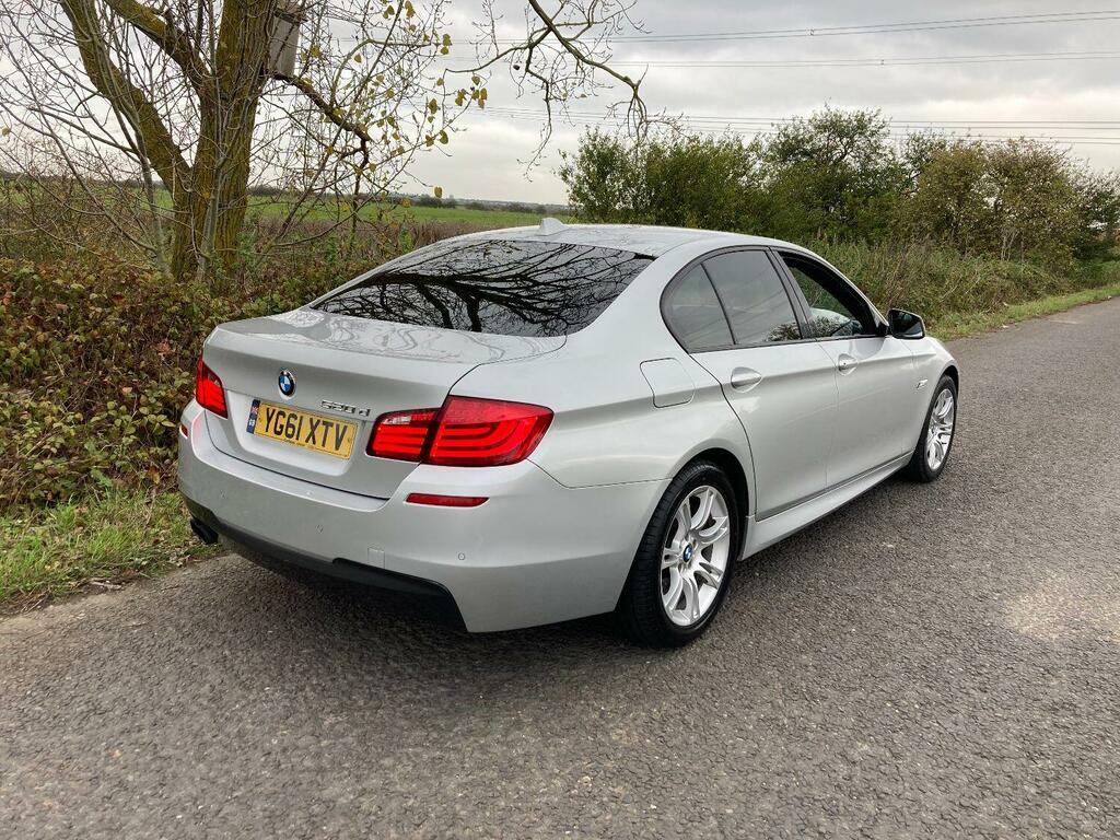 BMW 5 Series 2.0 520D M Sport Saloon Silver #3