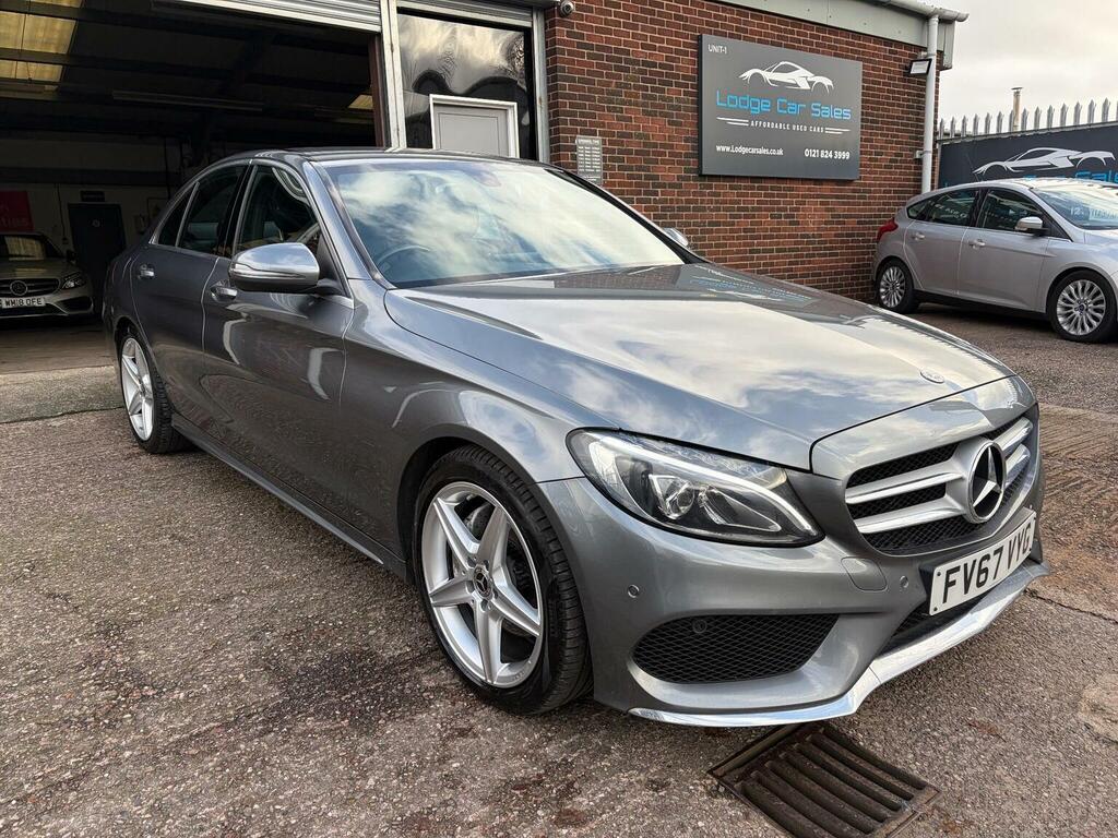 Mercedes-Benz C Class 2.1 C220d Amg Line G-tronic Euro 6 Ss FV67VYG Grey #6