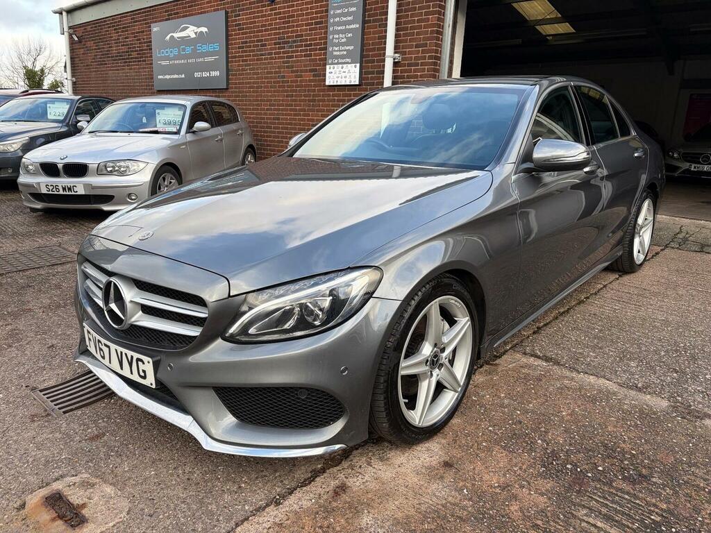 Mercedes-Benz C Class 2.1 C220d Amg Line G-tronic Euro 6 Ss FV67VYG Grey #5