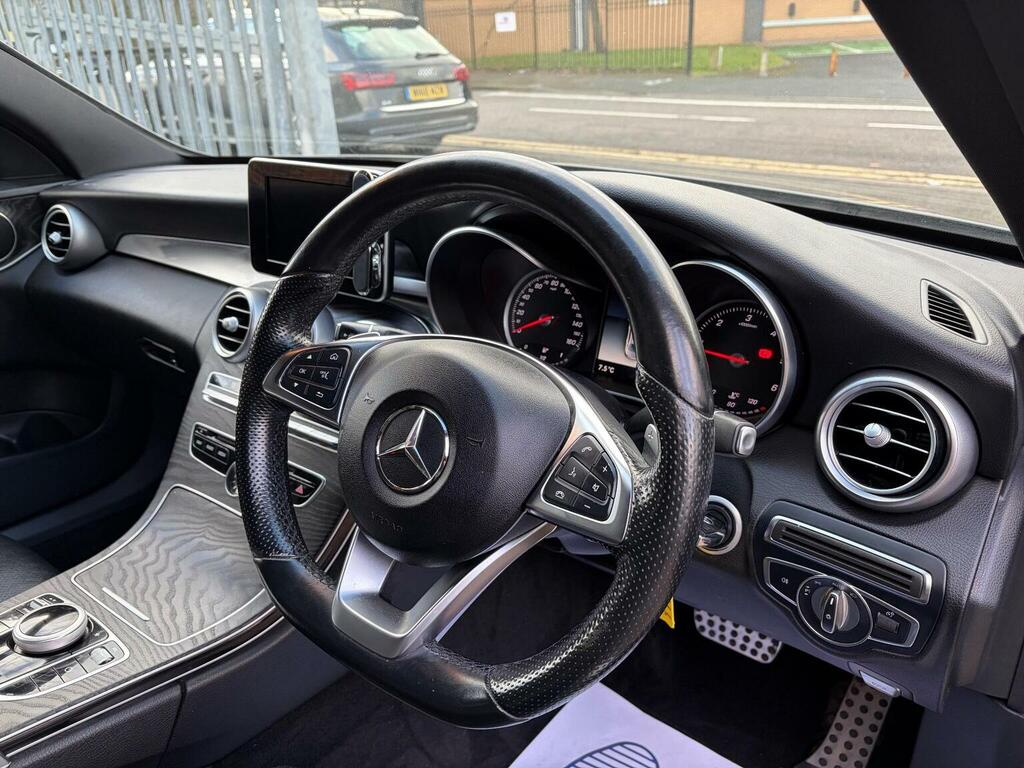 Mercedes-Benz C Class 2.1 C220d Amg Line G-tronic Euro 6 Ss FV67VYG Grey #3