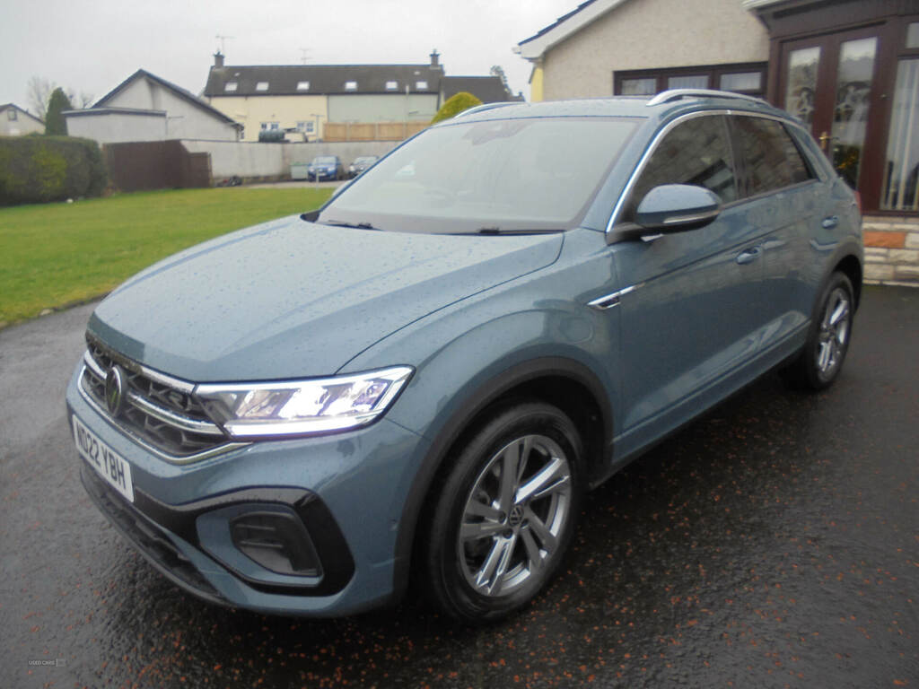 Volkswagen T-Roc 1.5 Tsi R-line ND22YBH Blue #4