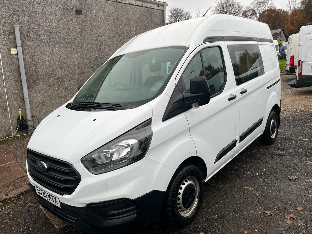 Ford Transit Custom 2.0 300 Ecoblue Leader L1 H2 Euro 6 S S White