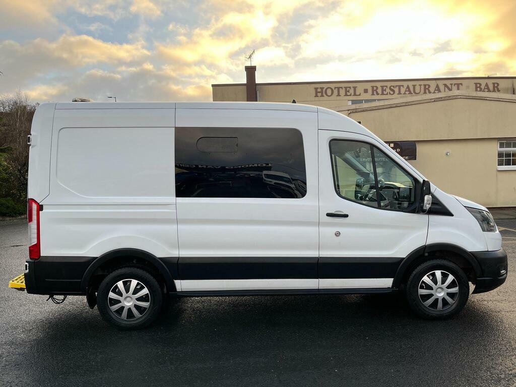 Ford Transit Custom 2.0 350 Ecoblue Leader Fwd L2 H2 Euro 6 S S BL21SMU White #2