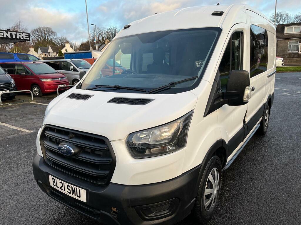 Ford Transit Custom 2.0 350 Ecoblue Leader Fwd L2 H2 Euro 6 S S BL21SMU White #3