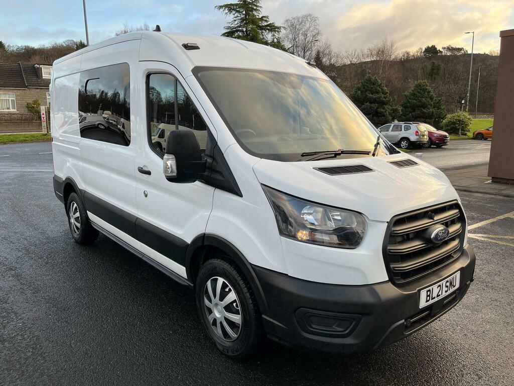 Ford Transit Custom 2.0 350 Ecoblue Leader Fwd L2 H2 Euro 6 S S White