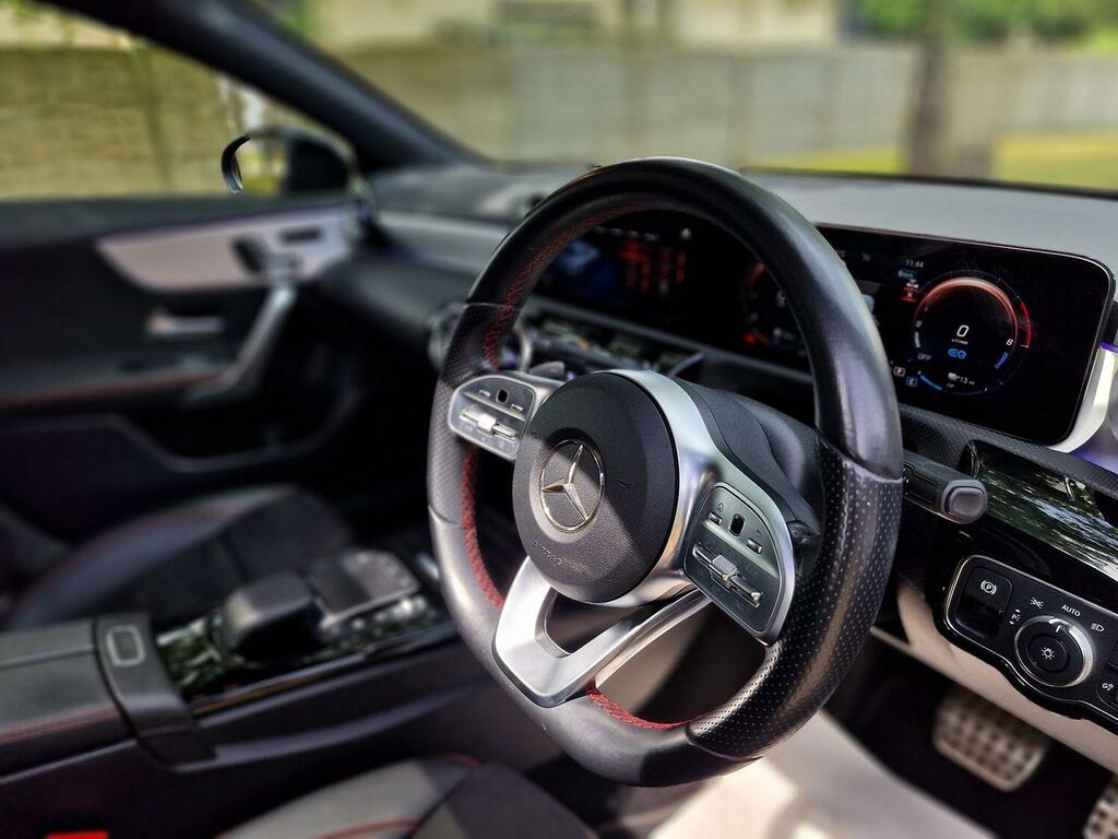 Mercedes-Benz A Class Saloon 1.3 A250e 15.6Kwh Amg Line 2020 LG70ODV Black #4