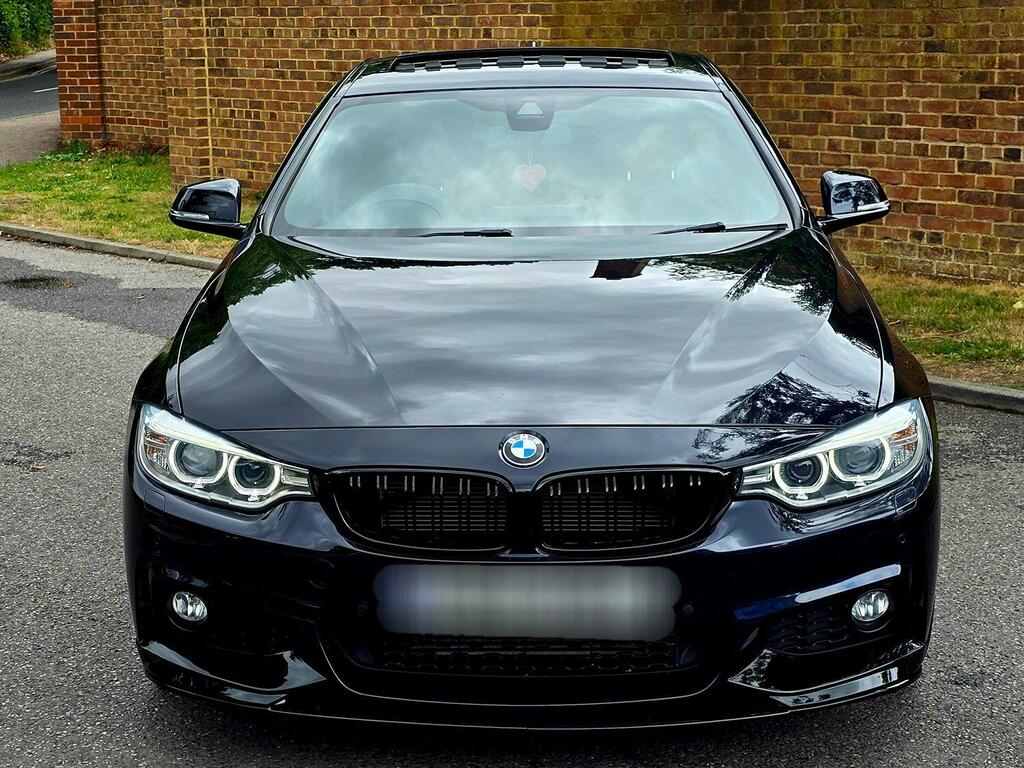 BMW 4 Series Gran Coupe Hatchback 3.0 430D Xdrive M Sport Gran Coupe 2015 YO15ZKU Black #2