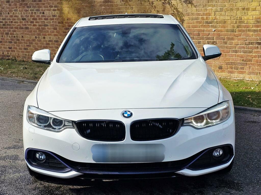 BMW 4 Series Gran Coupe Hatchback 2.0 428I Sport Gran Coupe 2014 YE64FSN White #2