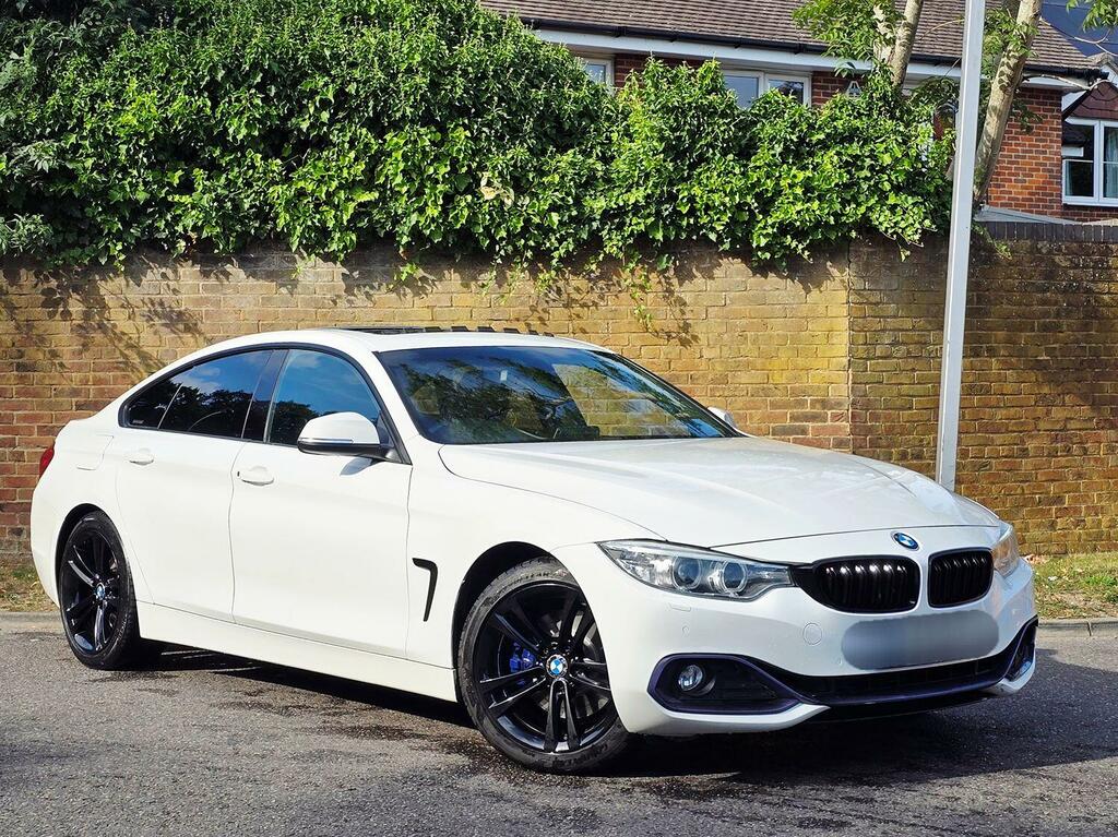 BMW 4 Series Gran Coupe Hatchback 2.0 428I Sport Gran Coupe 2014 YE64FSN White #6
