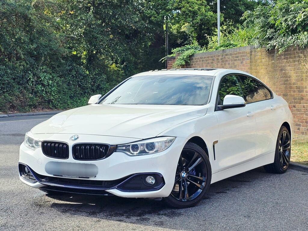 BMW 4 Series Gran Coupe Hatchback 2.0 428I Sport Gran Coupe 2014 YE64FSN White #3