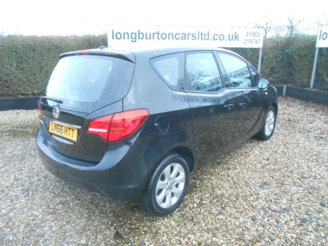 Vauxhall Meriva Mpv 1.4 I Life 2016 LM66HTT Black #4